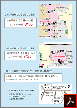 白鳩会　ハッピースマイル【いのちの樹林見学会】のご案内