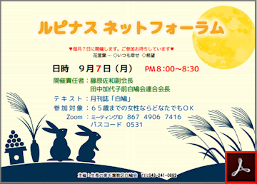 ルピナスネットフォーラムのご案内