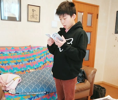男の子は力強い