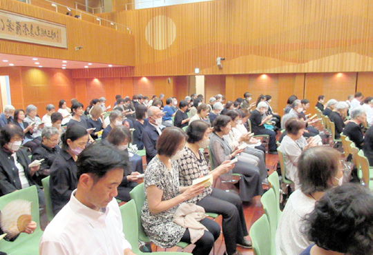 一日見真会・先祖供養祭2024年7月14日